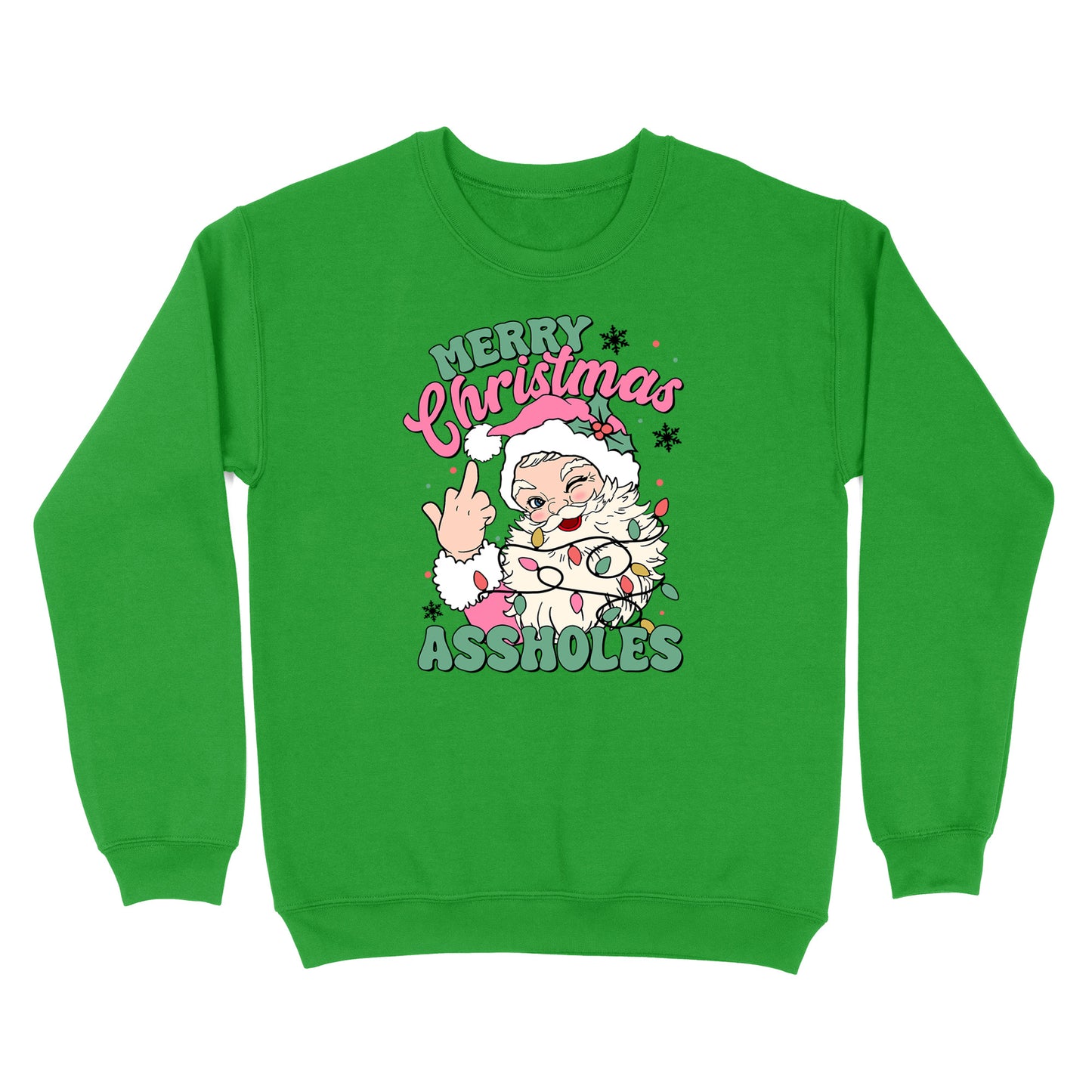 Merry Christmas Assholes Crewneck