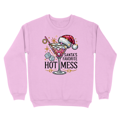 Santa's Favorite Hot Mess Crewneck