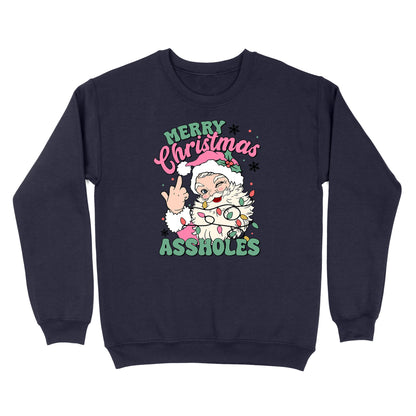 Merry Christmas Assholes Crewneck