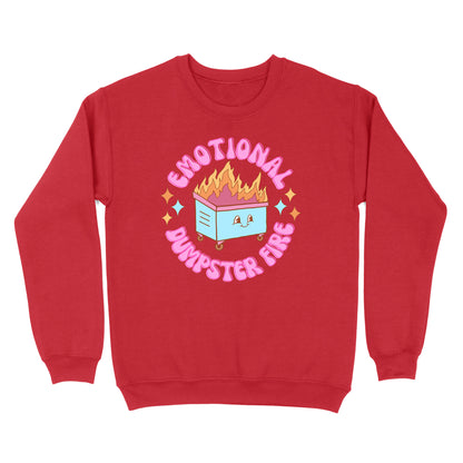 Emotional Dumpster Fire Crewneck