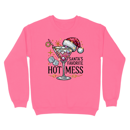 Santa's Favorite Hot Mess Crewneck