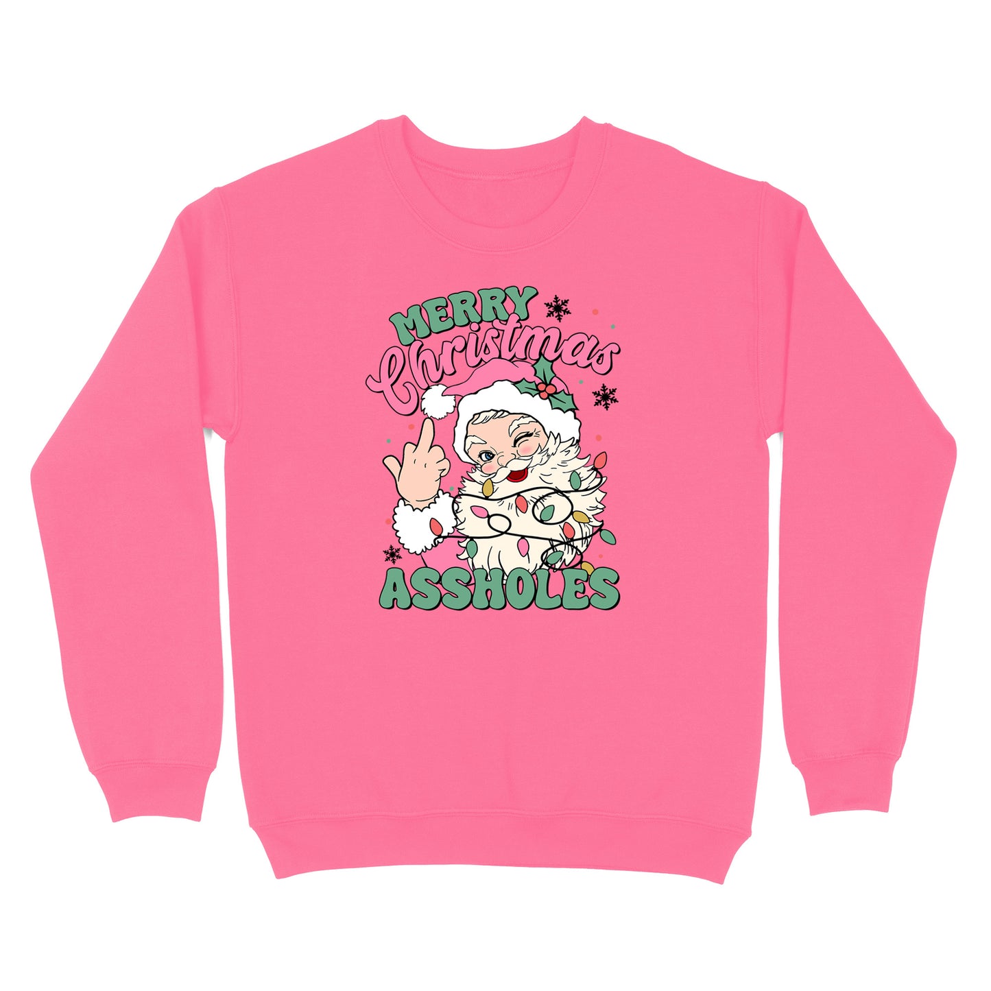 Merry Christmas Assholes Crewneck