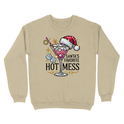 Santa's Favorite Hot Mess Crewneck