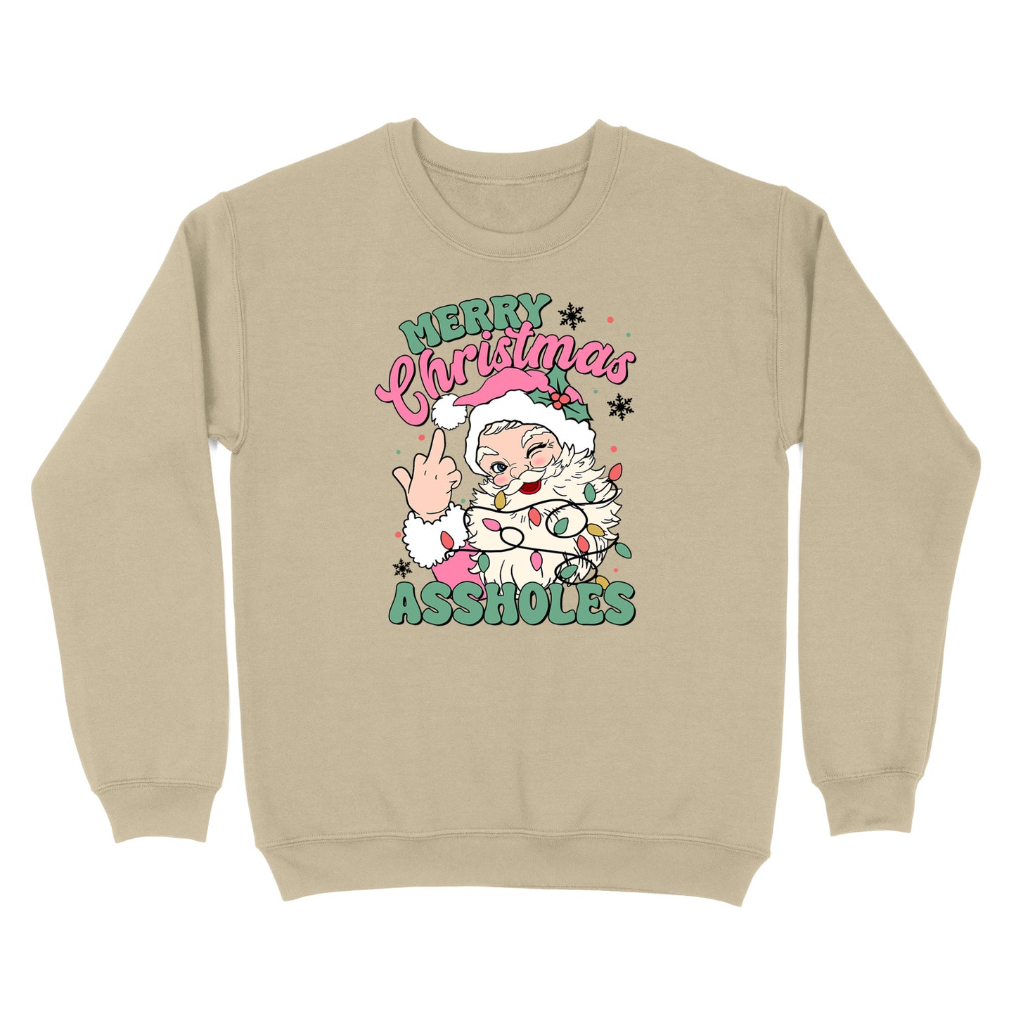 Merry Christmas Assholes Crewneck