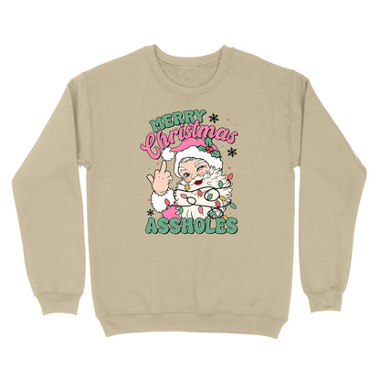 Merry Christmas Assholes Crewneck