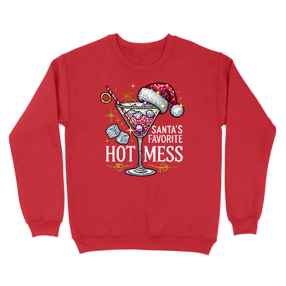 Santa's Favorite Hot Mess Crewneck