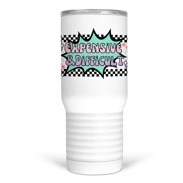 Expensive & Difficult 20 Oz Travel Tumbler tcb co.