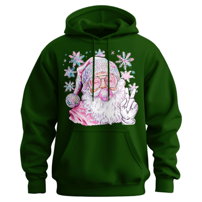 Bubble Gum Santa Hoodie