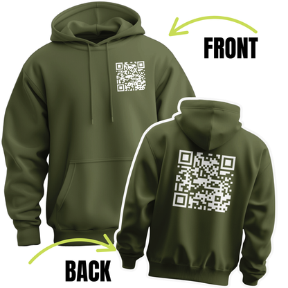 Fuck You Funny QR Code Hoodie