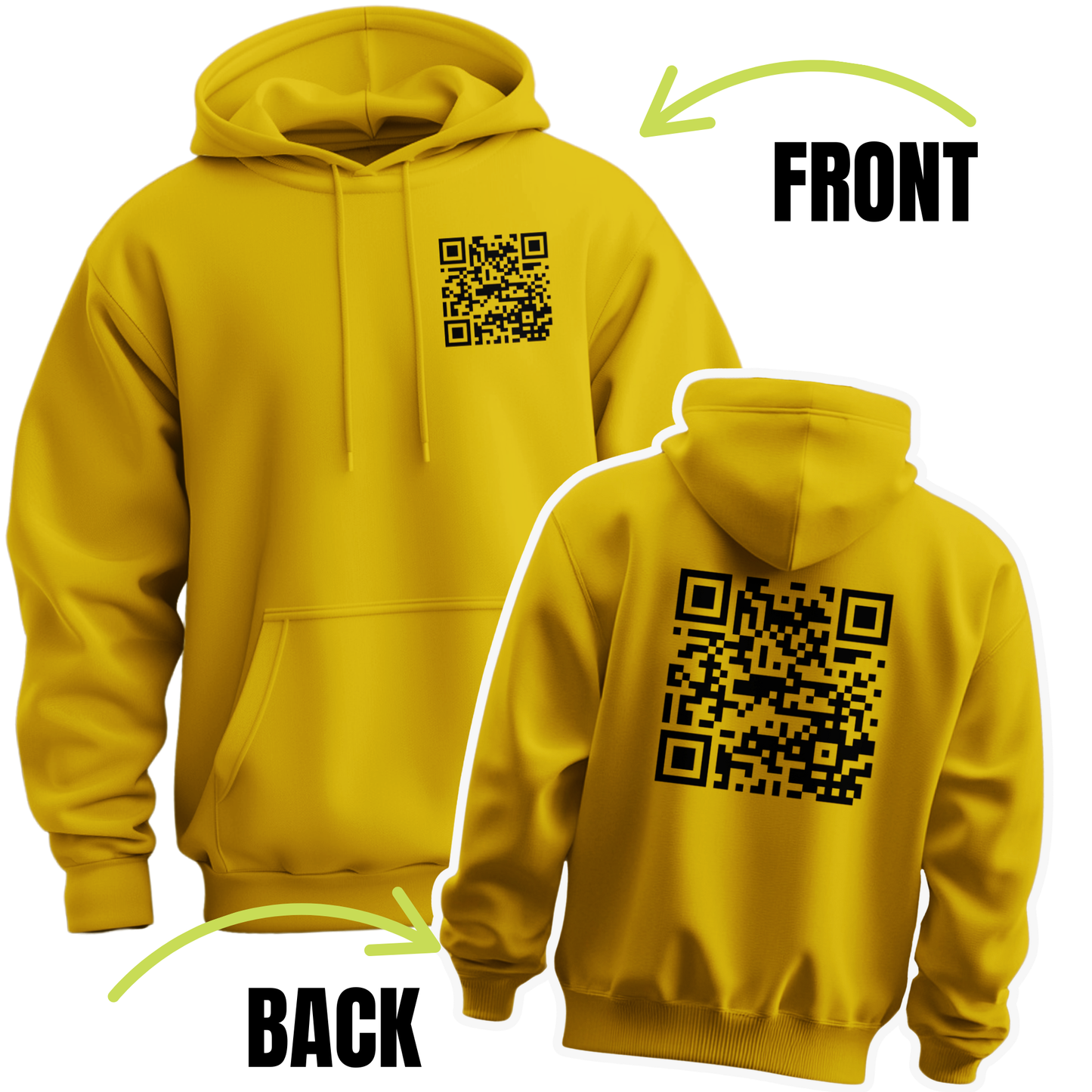 Fuck You Funny QR Code Hoodie