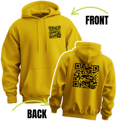 Fuck You Funny QR Code Hoodie
