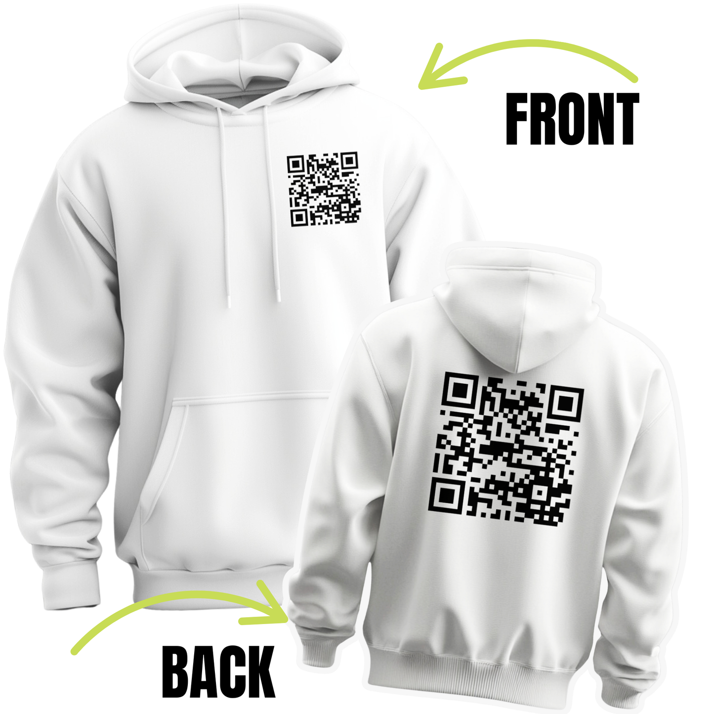 Fuck You Funny QR Code Hoodie