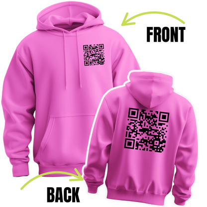 Fuck You Funny QR Code Hoodie