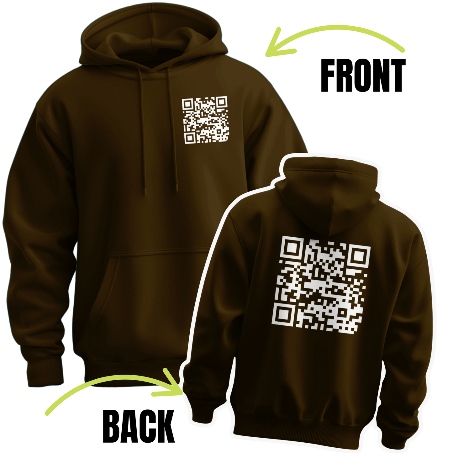 Fuck You Funny QR Code Hoodie