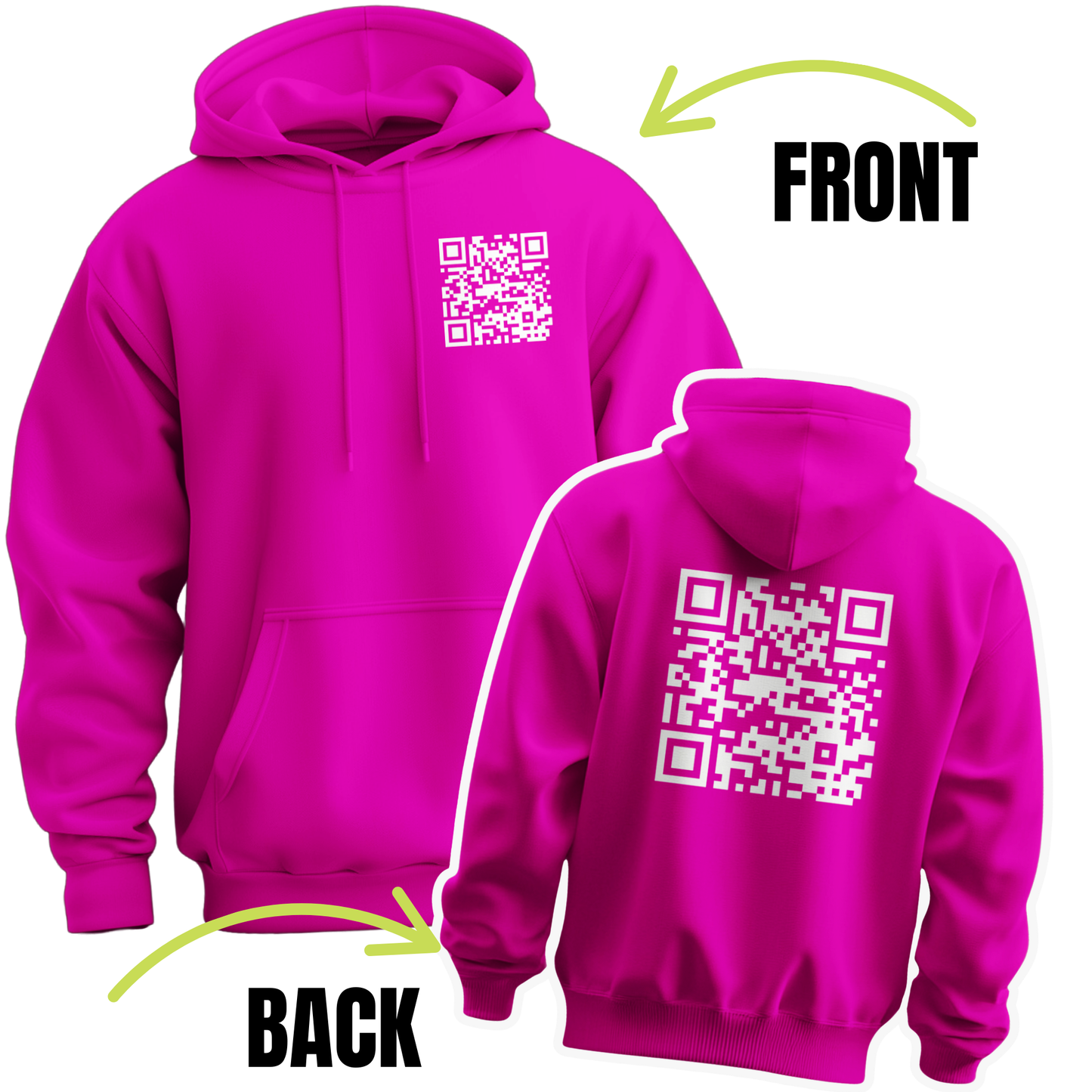 Fuck You Funny QR Code Hoodie