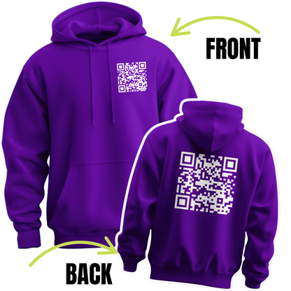 Fuck You Funny QR Code Hoodie