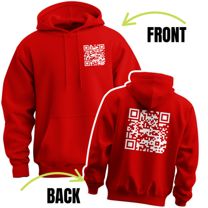 Fuck You Funny QR Code Hoodie