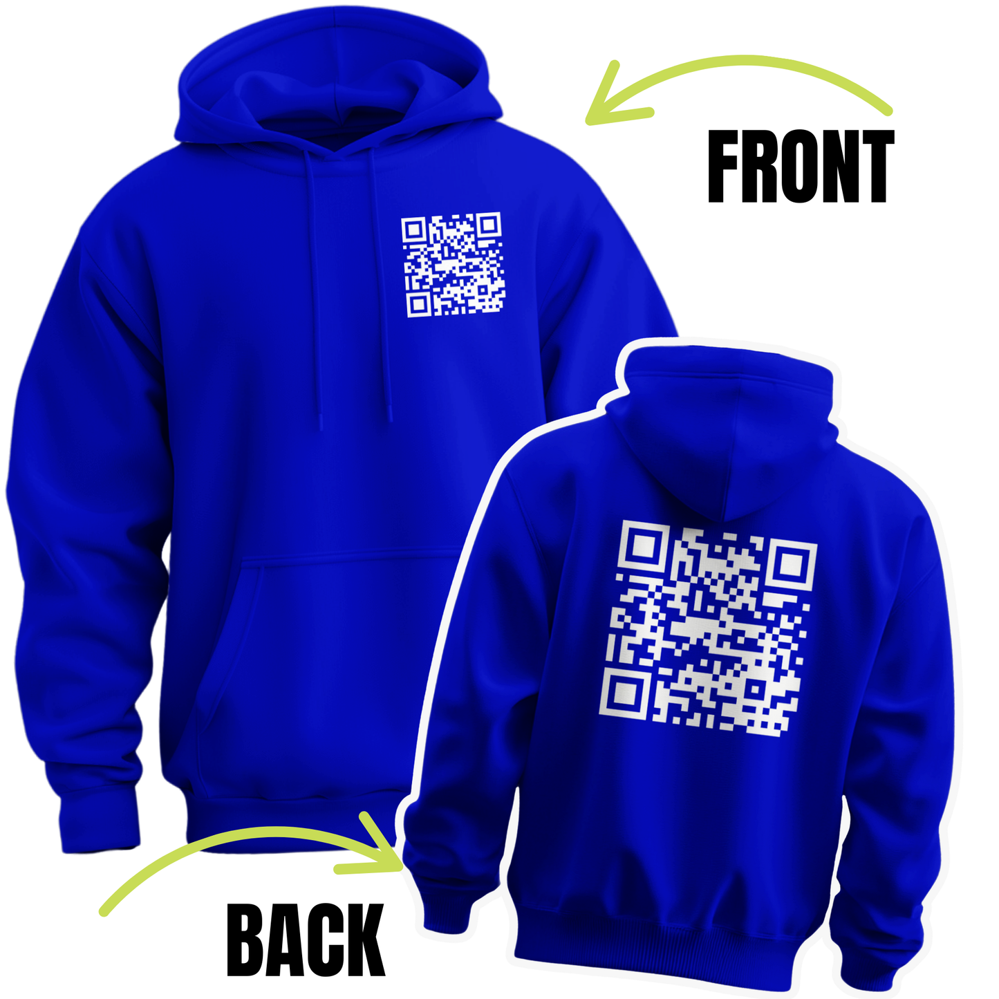 Fuck You Funny QR Code Hoodie