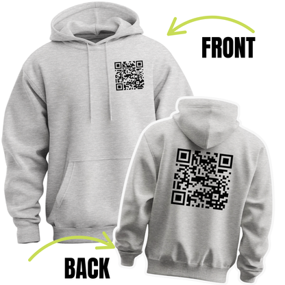 Fuck You Funny QR Code Hoodie