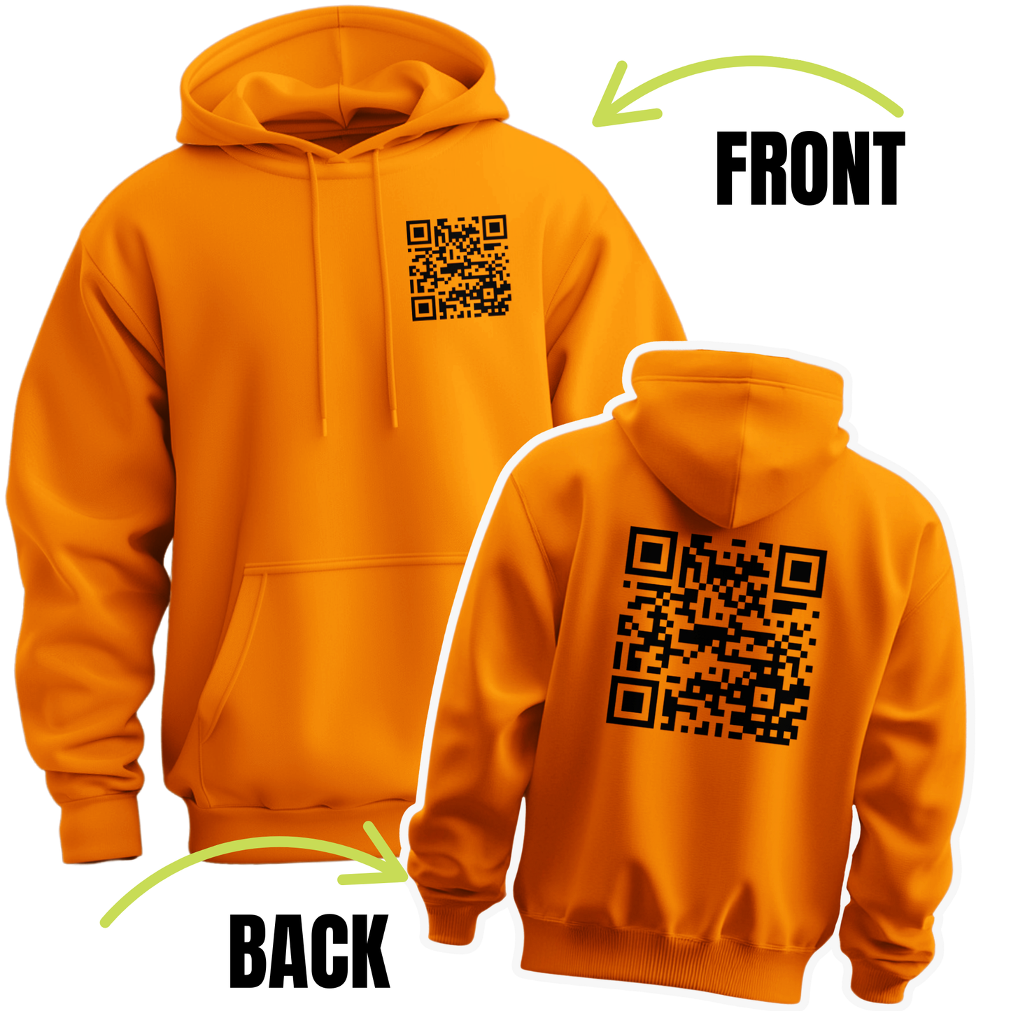 Fuck You Funny QR Code Hoodie