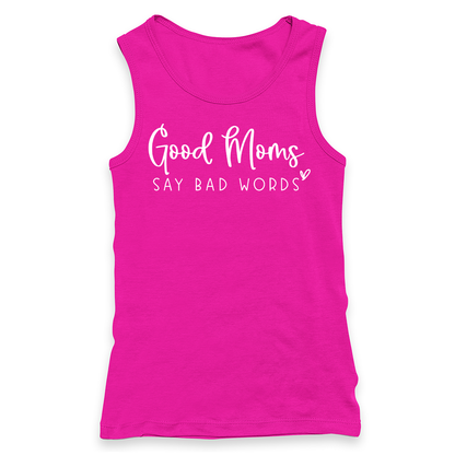 Good Moms Say Bad Words Racerback Tank