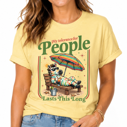 My Tolerance For People TShirt