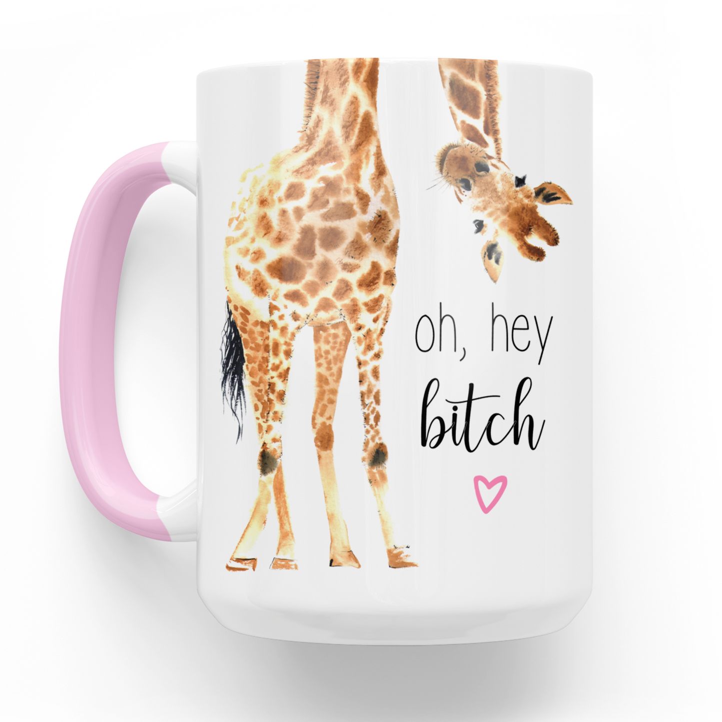 Oh Hey Bitch Giraffe 15 Oz Ceramic Mug