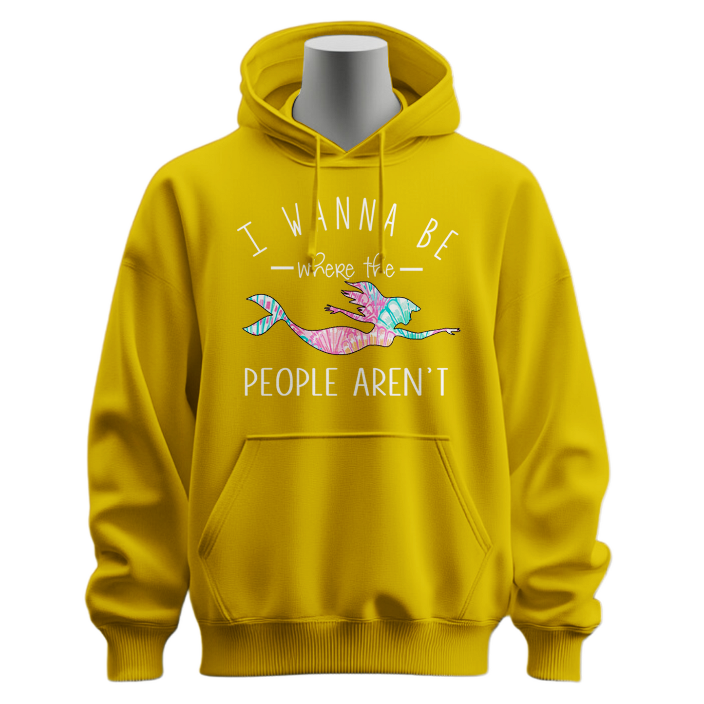 I Wanna Be Where The People Aren't Hoodie