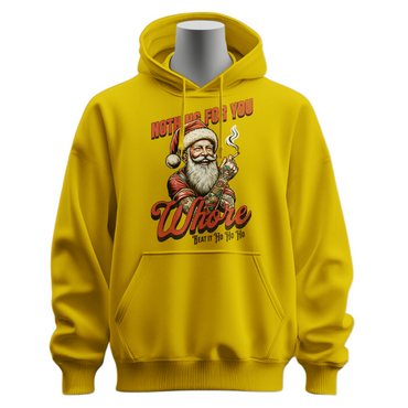 Nothing For You Whores Tattoo Santa Hoodie