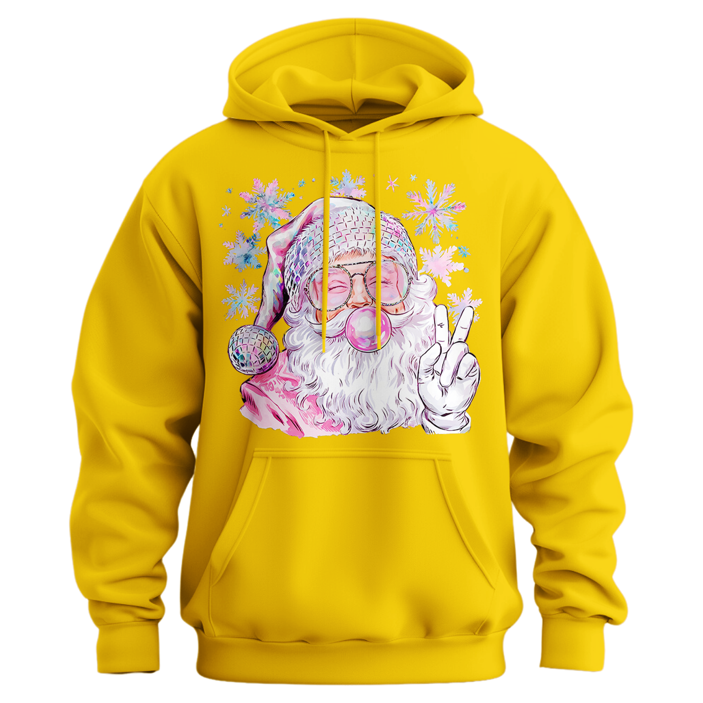 Bubble Gum Santa Hoodie