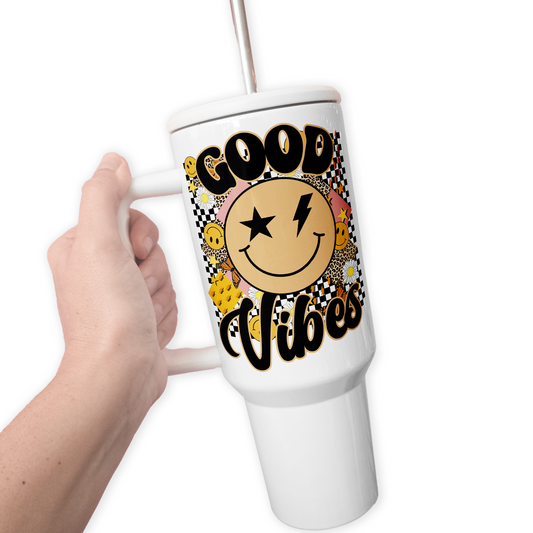 Good Vibes 40 Oz Tumbler