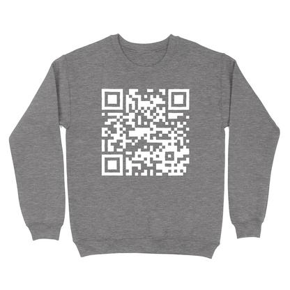 Fuck You QR Code Crewneck Sweatshirt