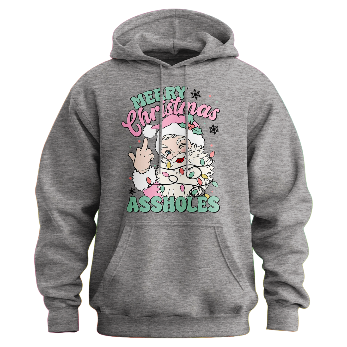 Merry Christmas Assholes Hoodie
