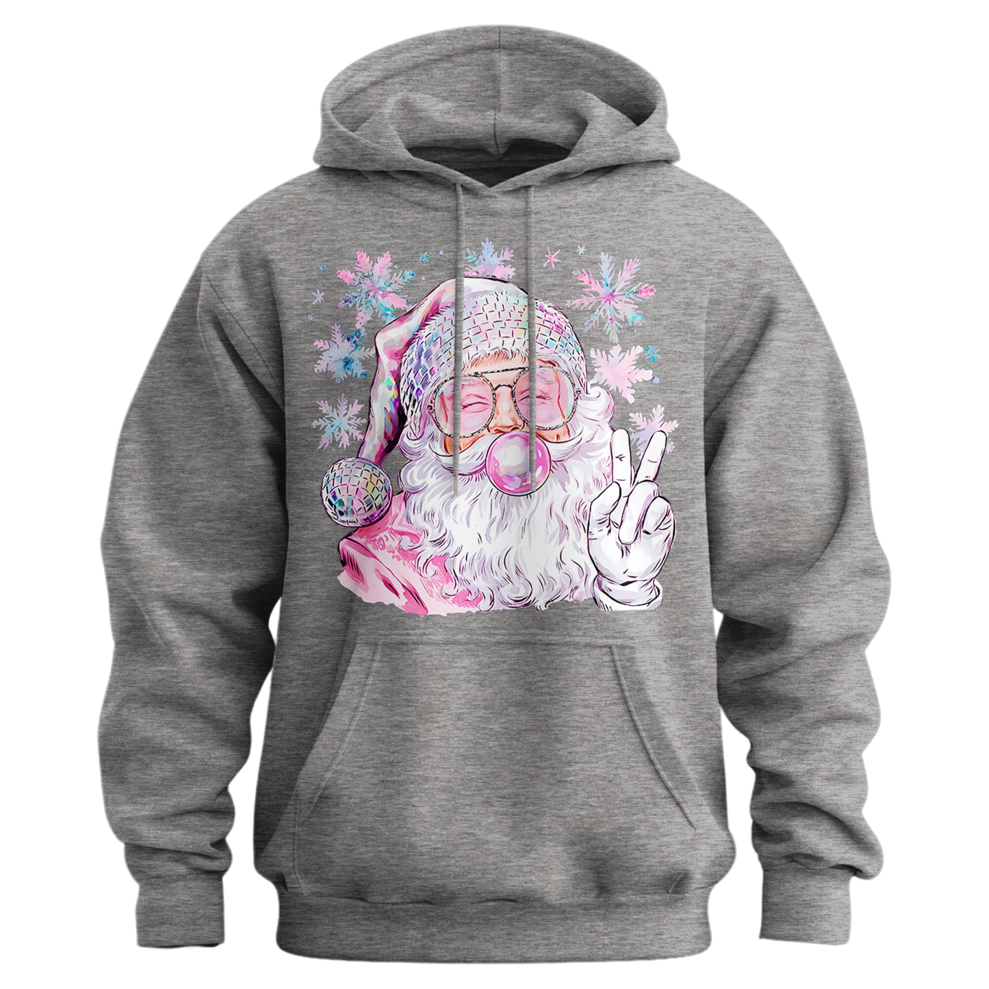 Bubble Gum Santa Hoodie