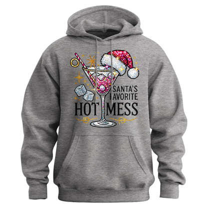 Santa's Favorite Hot Mess Hoodie