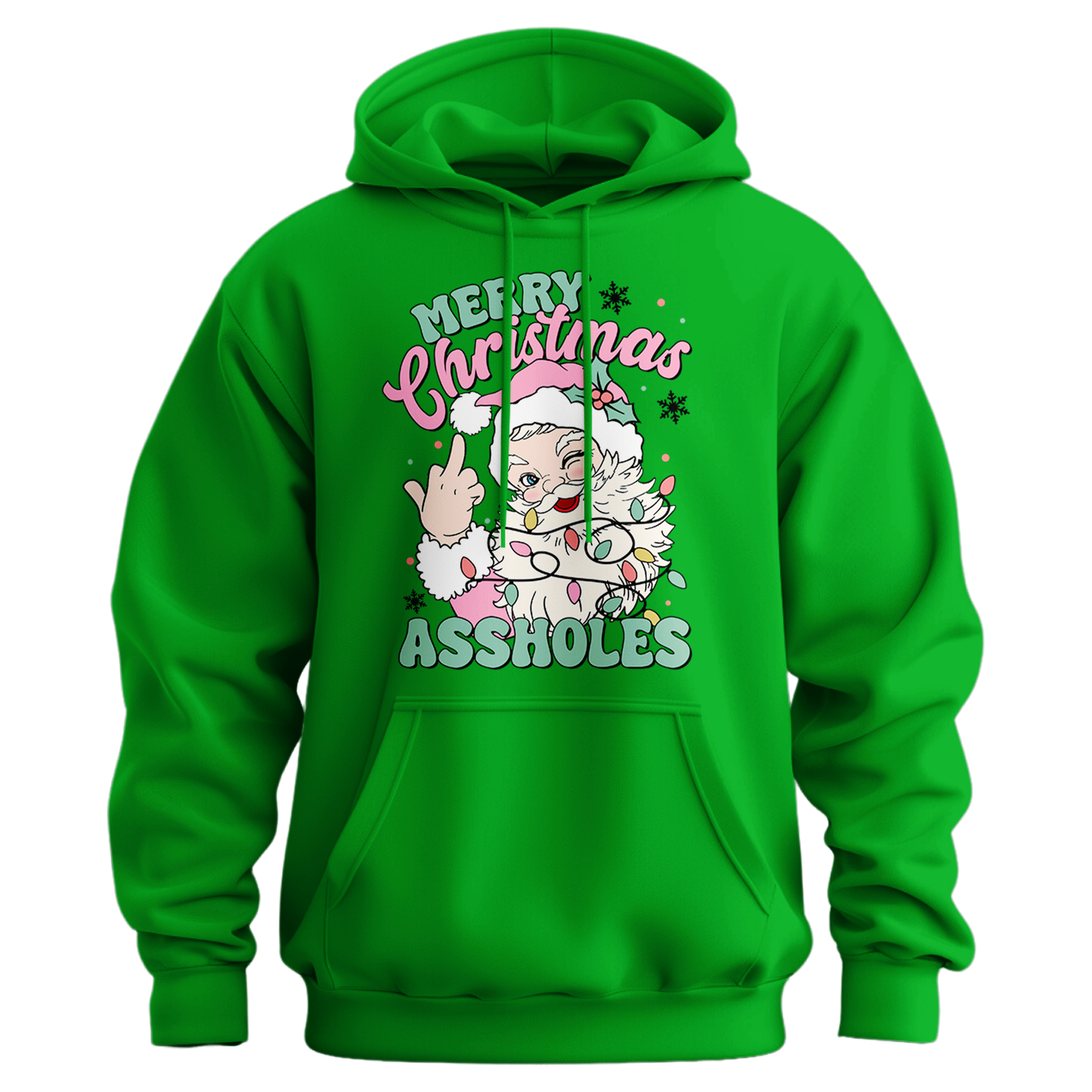 Merry Christmas Assholes Hoodie