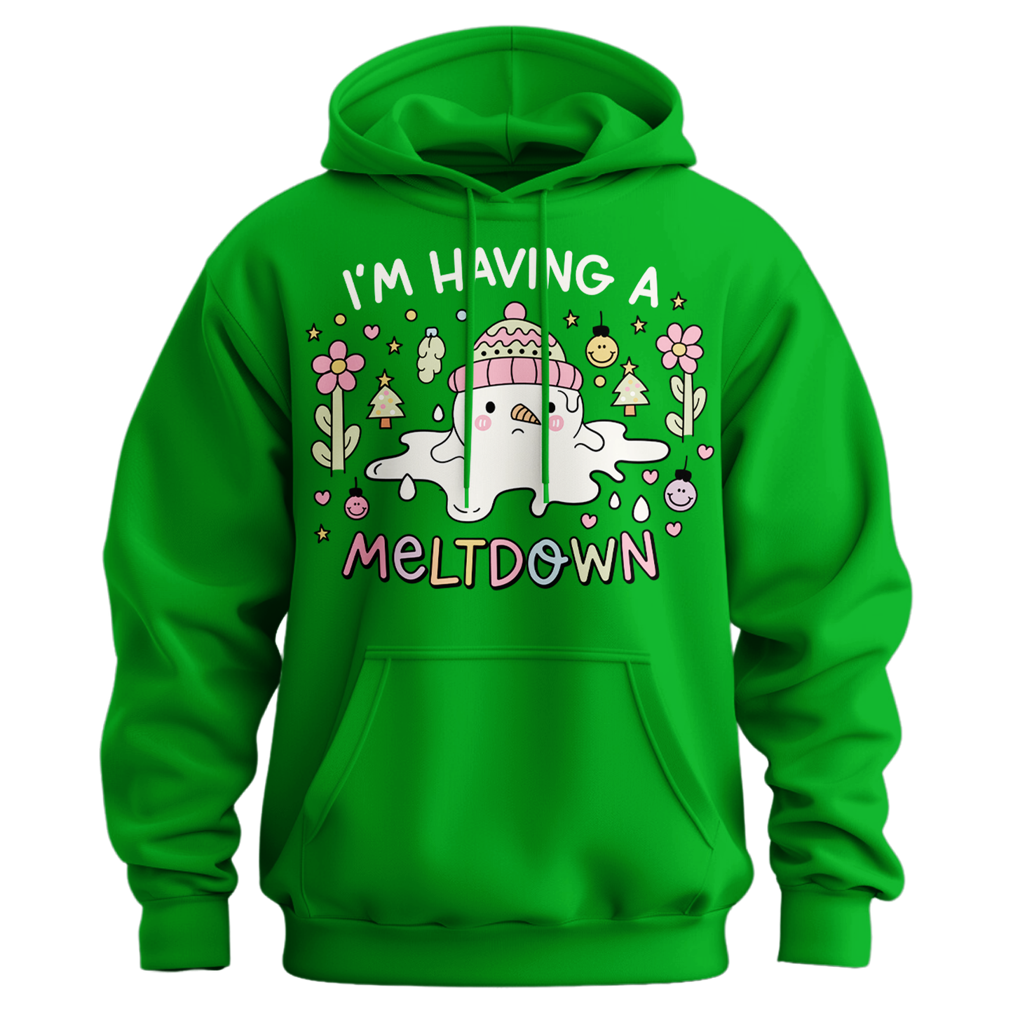 I'm Having A Meltdown Snowman Hoodie