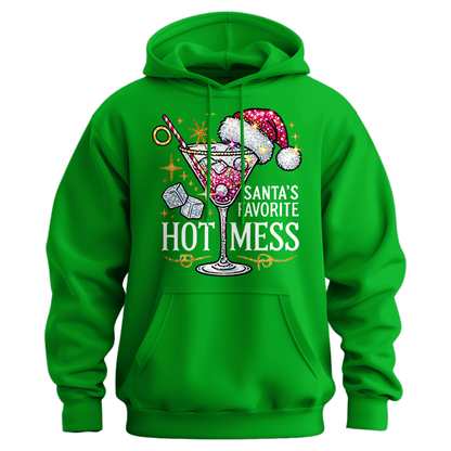 Santa's Favorite Hot Mess Hoodie