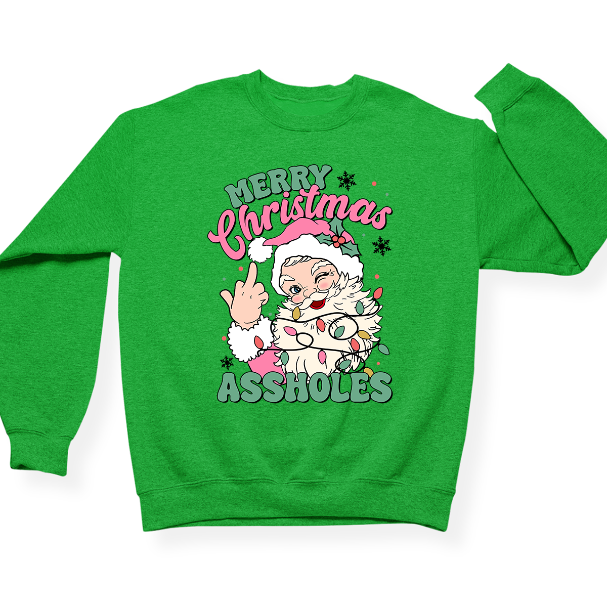 Merry Christmas Assholes Crewneck