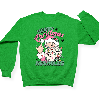 Merry Christmas Assholes Crewneck