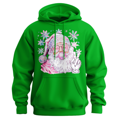 Bubble Gum Santa Hoodie