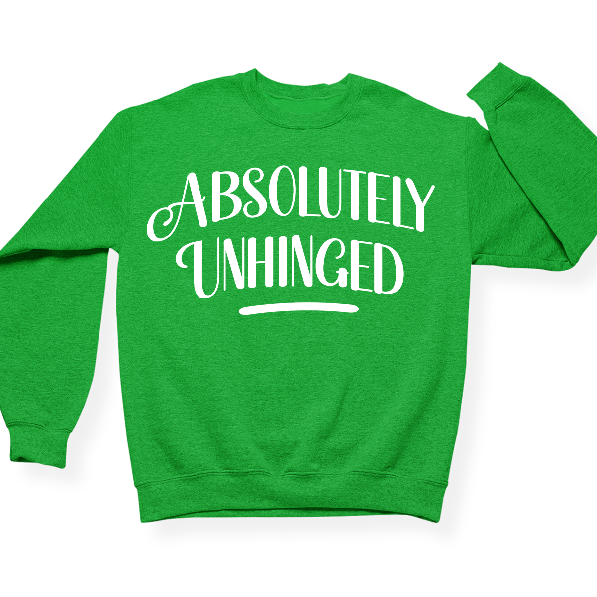 Absolutely Unhinged Crewneck (Official Lyndseydotw Merch)