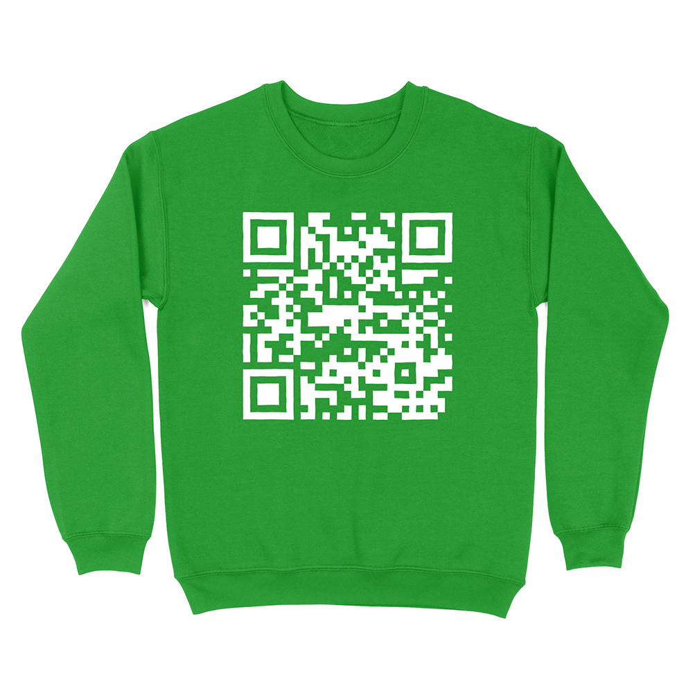 Fuck You QR Code Crewneck Sweatshirt