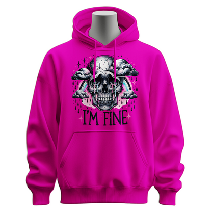 I'm Fine Skeleton Hoodie