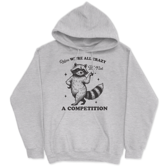 Relax, We're All Crazy, It's Not a Competition Hoodie