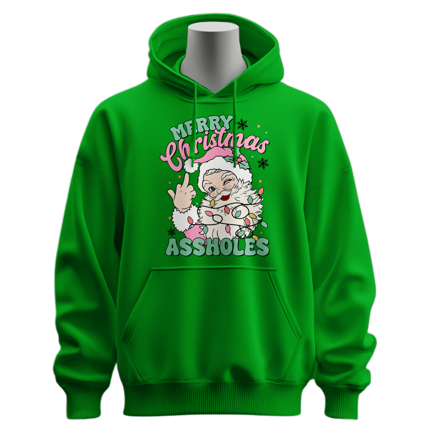 Funny Merry Christmas Assholes Hoodie