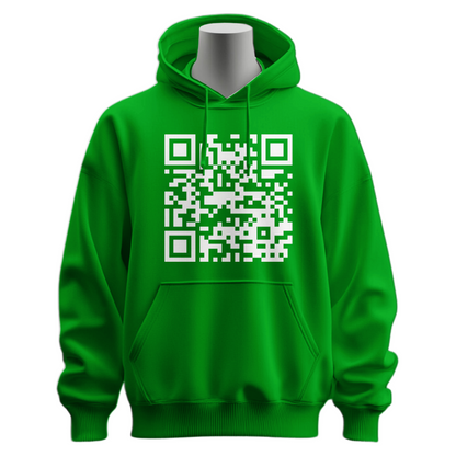 Fuck You Funny QR Code Hoodie