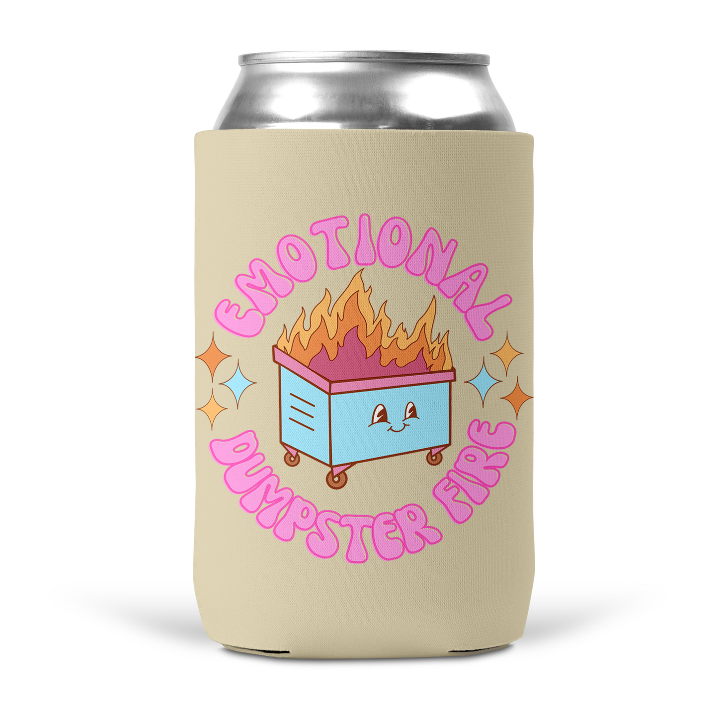 Emotional Dumpster Fire Koozie