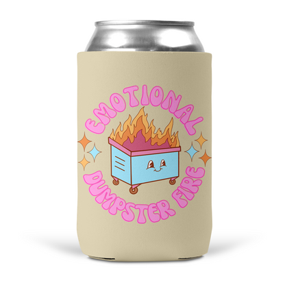 Emotional Dumpster Fire Koozie