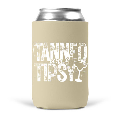 Tanned and Tipsy Koozie